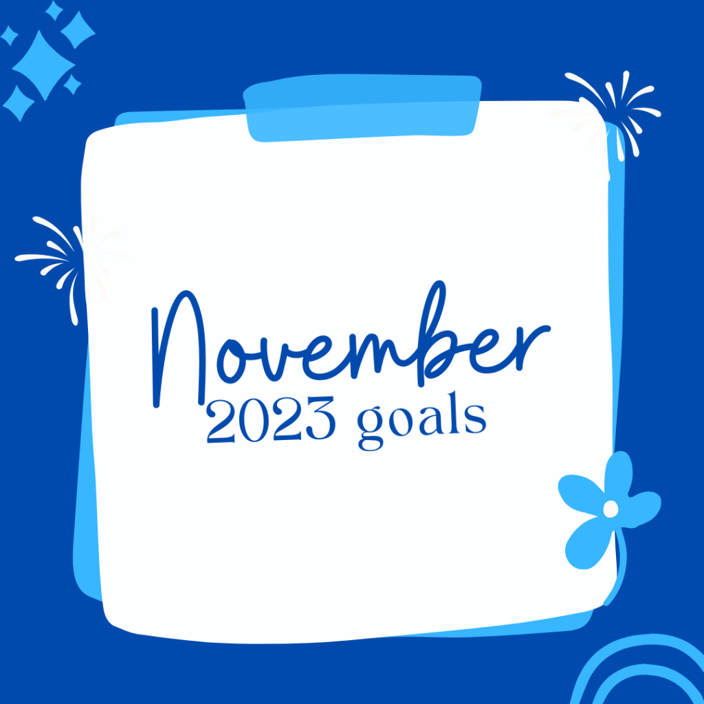 November 2023 Goals